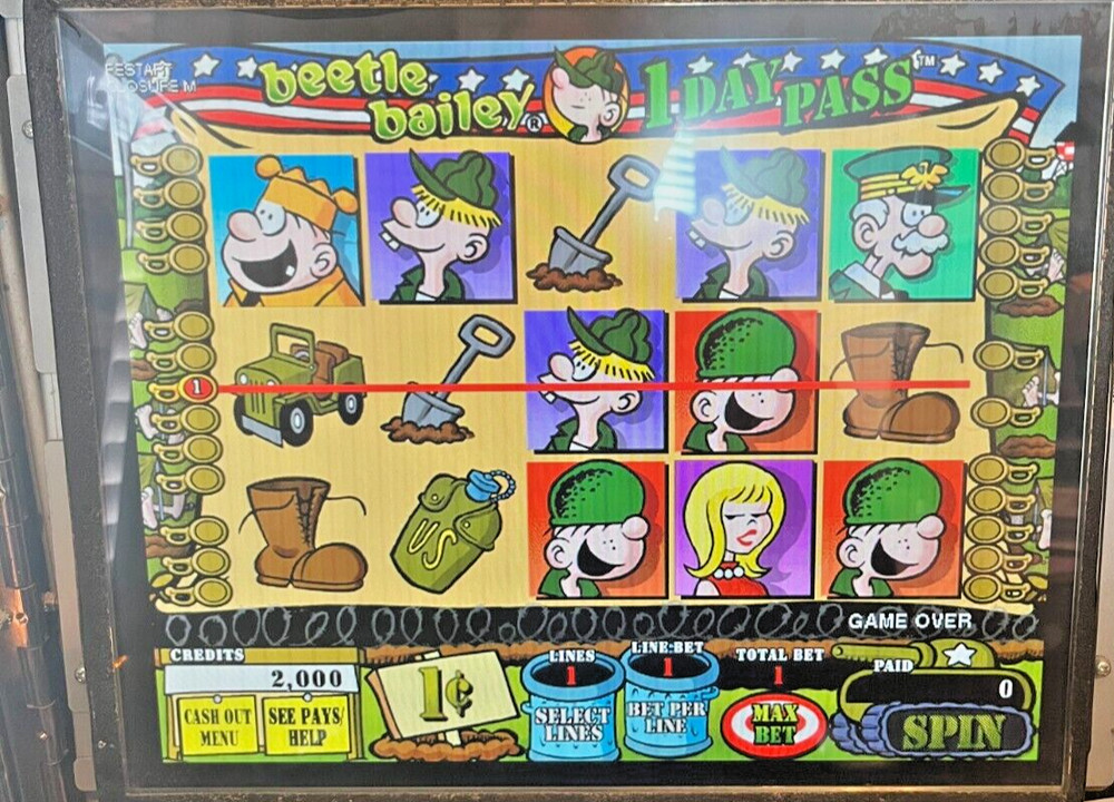 IGT I-game Beetle Bailey Game Software
