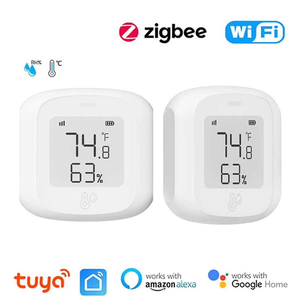 Tuya Smart WiFi/Zigbee Temperature Humidity Sensor Meter Remote Linkage Indoor
