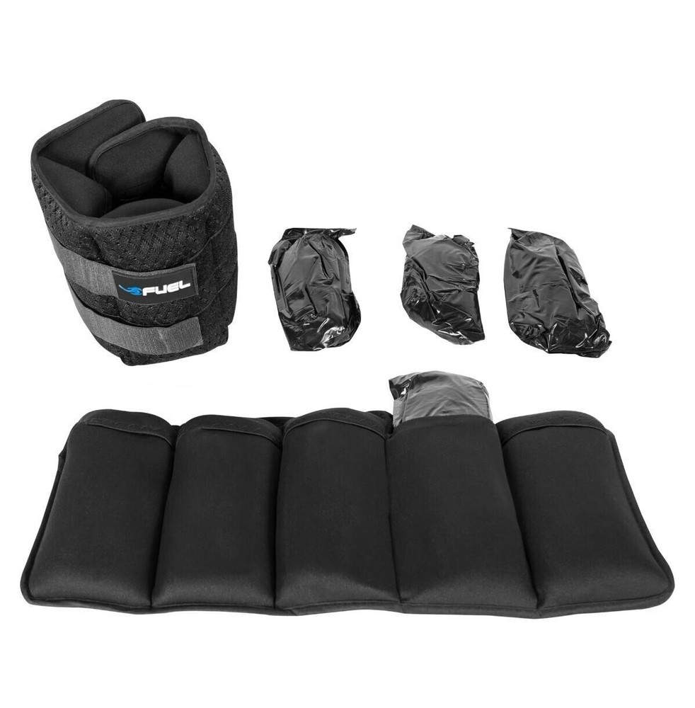 Adjustable Wrist/Ankle Weights, Exercise Workout, 20-Pound Pair & Weighted Packs