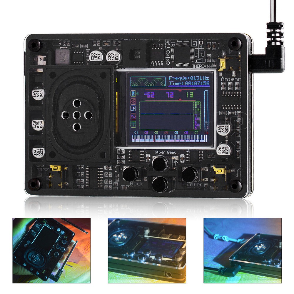 New Mini Theremin Musical Electronic Creative Instrument with Screen DisplayOgUS