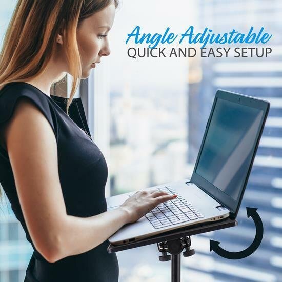 Pyle Universal Laptop Device Stand - Height Adjustable (pair) PLPTS4X2