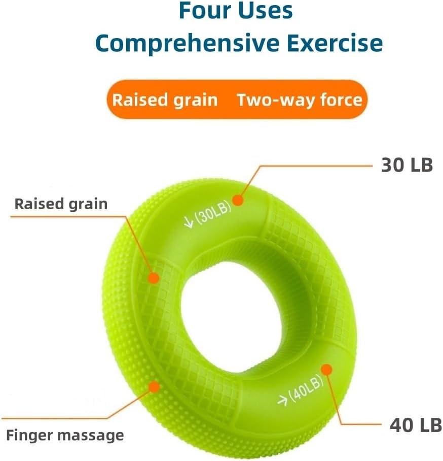 Grip Strength Trainer,Silicone Hand Strengthener large, multiple