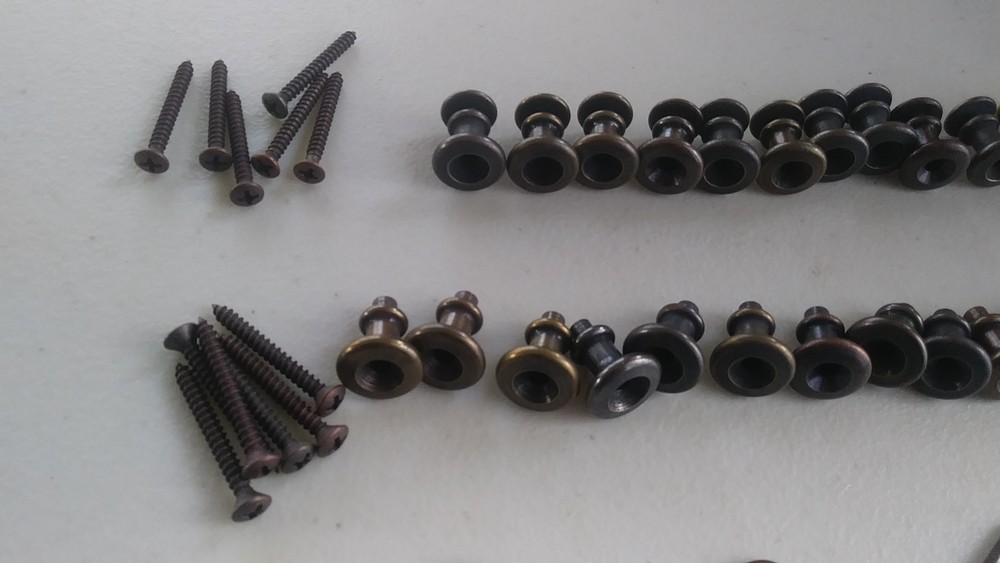 Vintage Window Shutter Hardware - Hook & Knob Set. 12 sets . 449