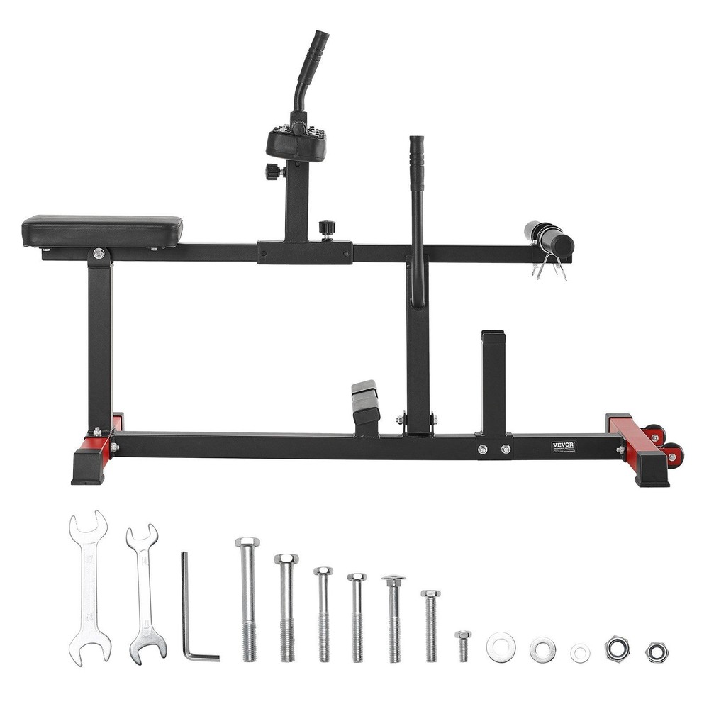440lb Ergonomic Seated Calf Raise Machine, Adjustable Cushioned Design