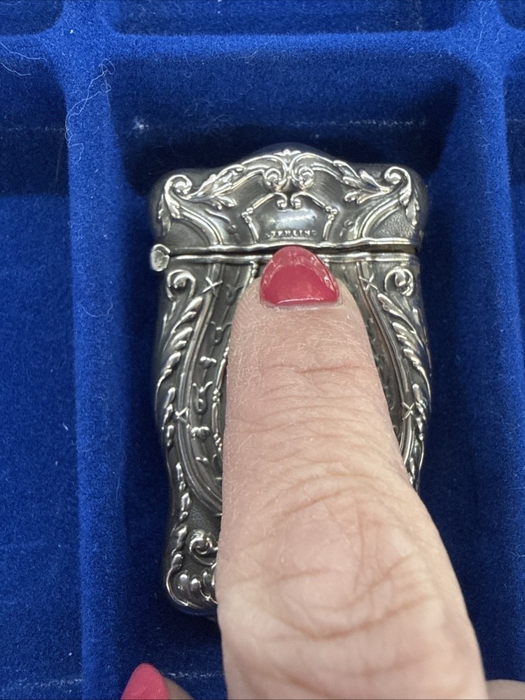 Antique Sterling Silver match safe