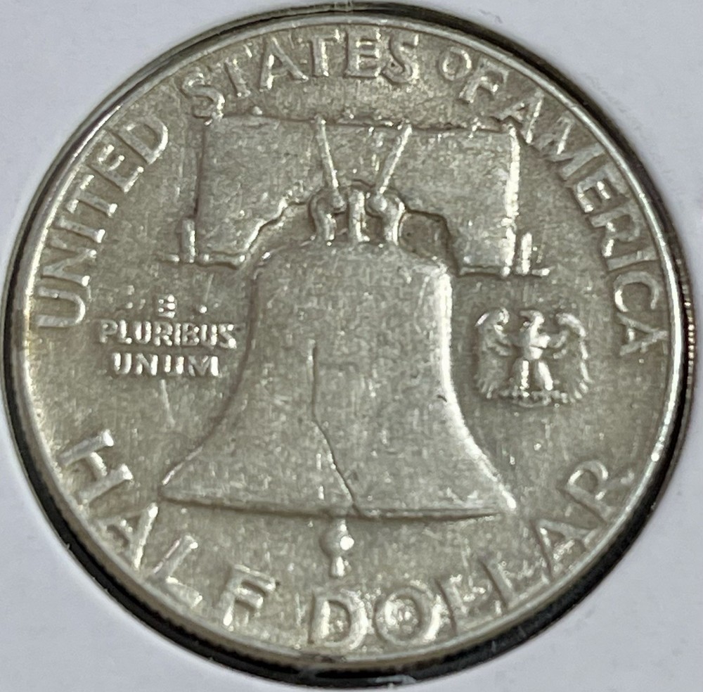 1952 50C Franklin Half Dollar. 90% Silver. #2020￼