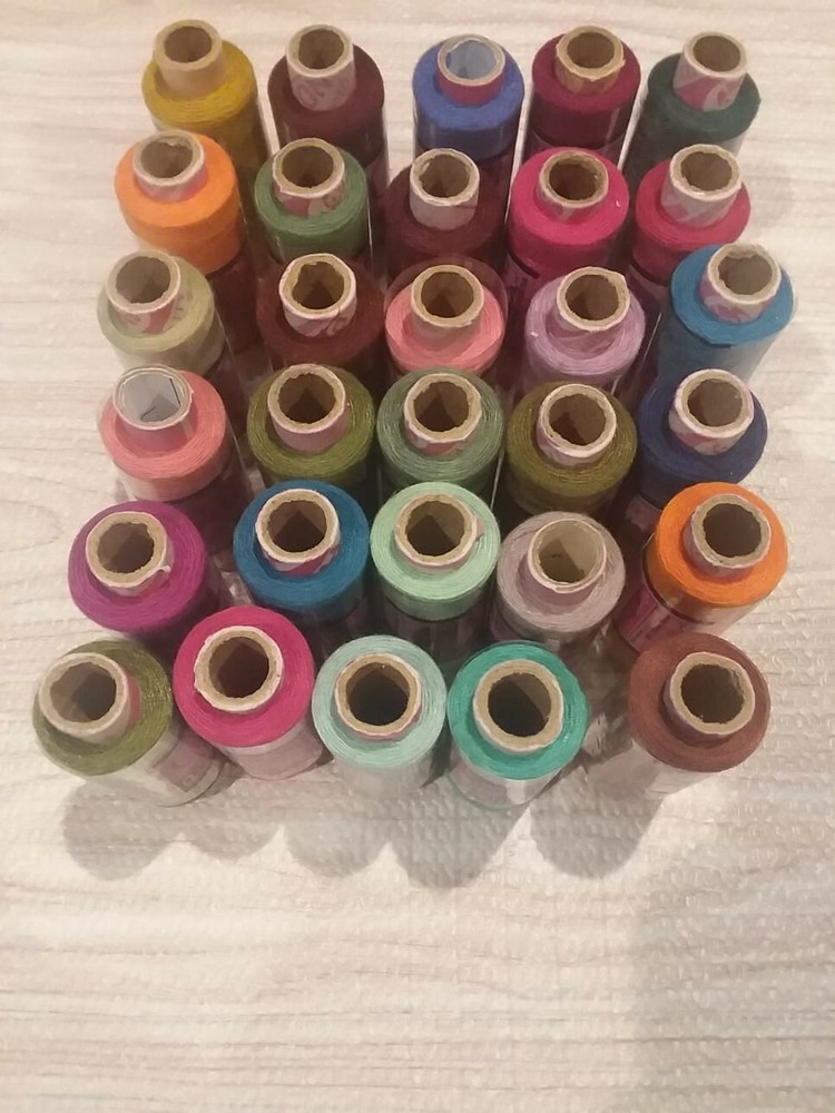 10 piece  Polyester Sewing Thread  Hand Stitching 200 Yard Each Spool