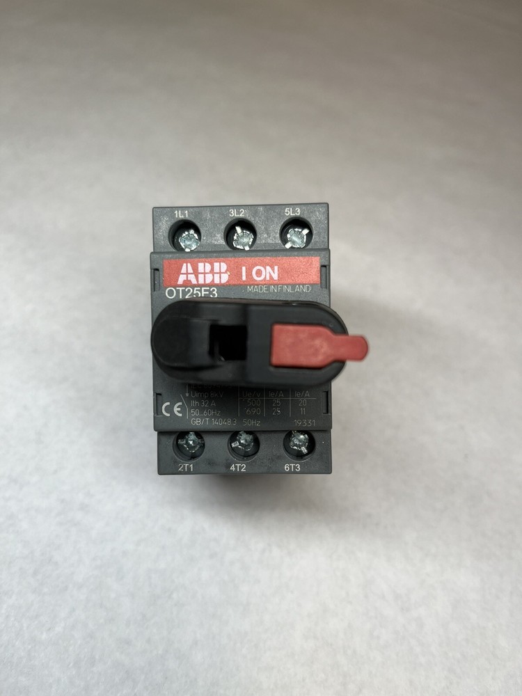 ABB OT25F3 Disconnect Switch 30A 600V, NOS