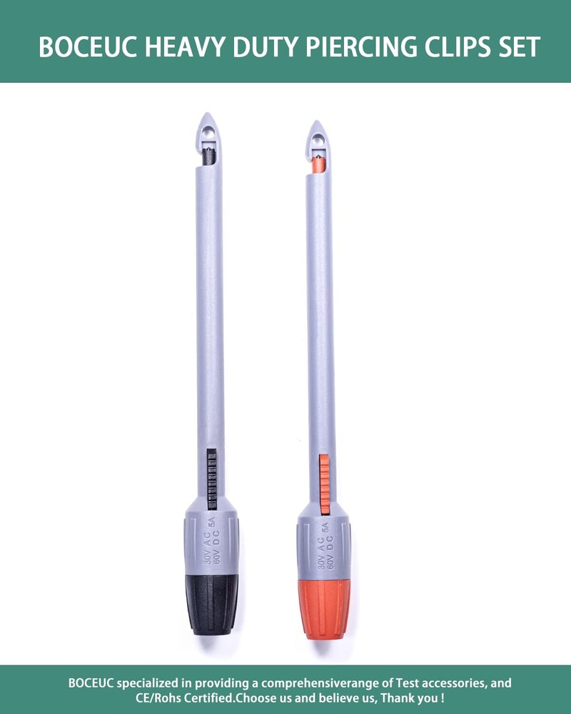 Heavy Duty Wire Piercing Probe Insulation Piercing Clip Set Wire Piercing Too...