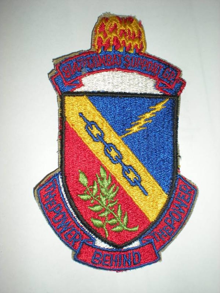 US AIR FORCE 814TH COMBAT SUPPORT GROUP PATCH -COLOR