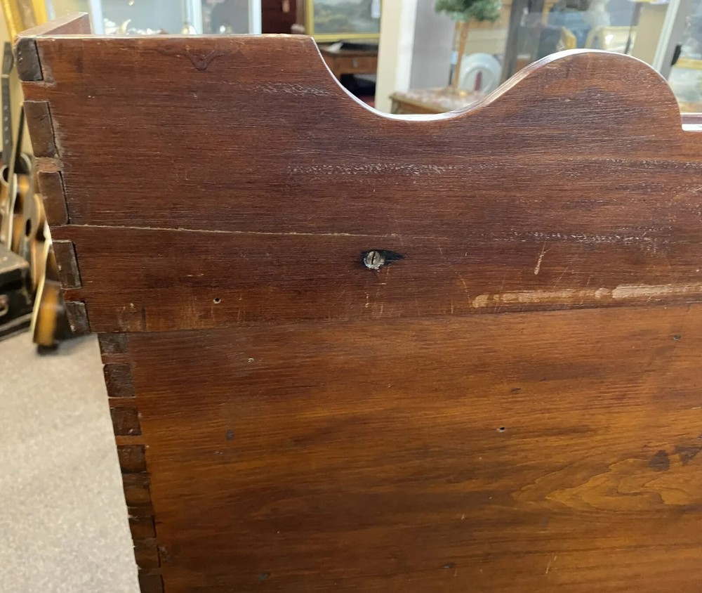 Early 19th c Dovetailed Walnut Standing Desk