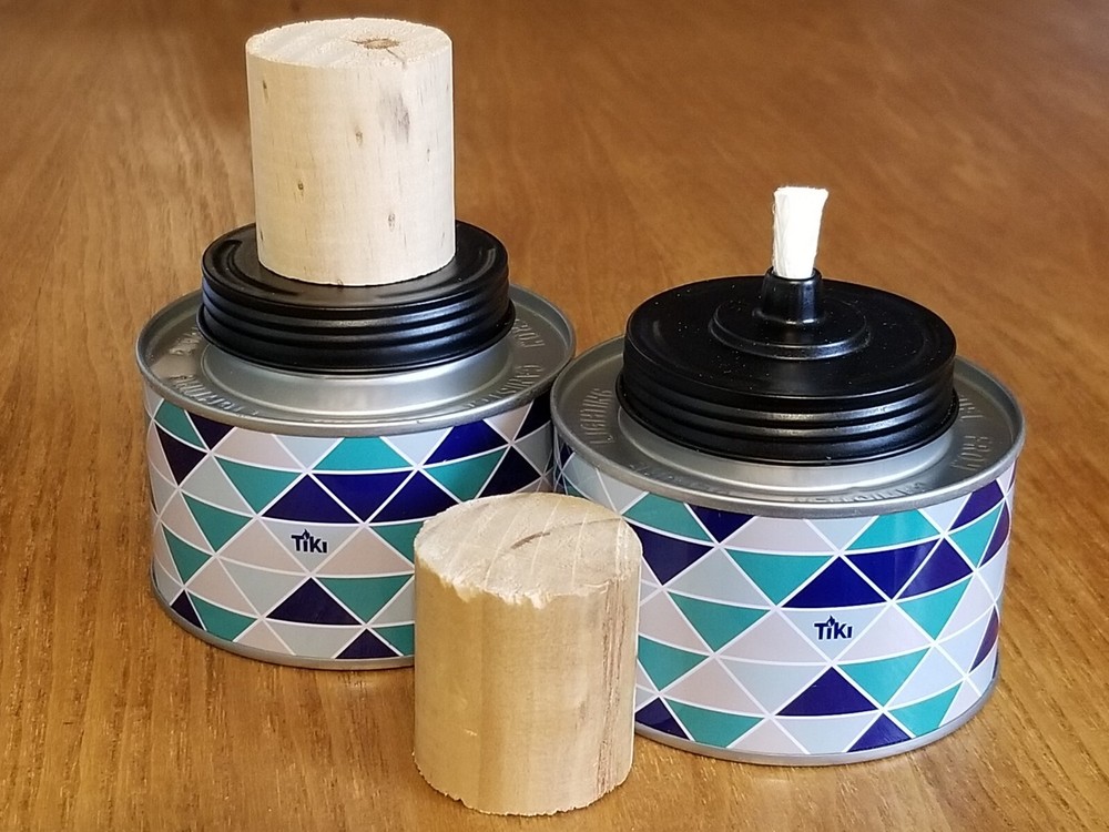 Tiki Tabletop Torch Canister - 2 Pack