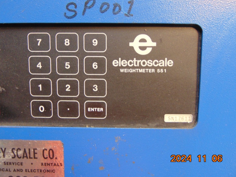 ELECTROSCALE WEIGHTMETER 551 117VAC 25W