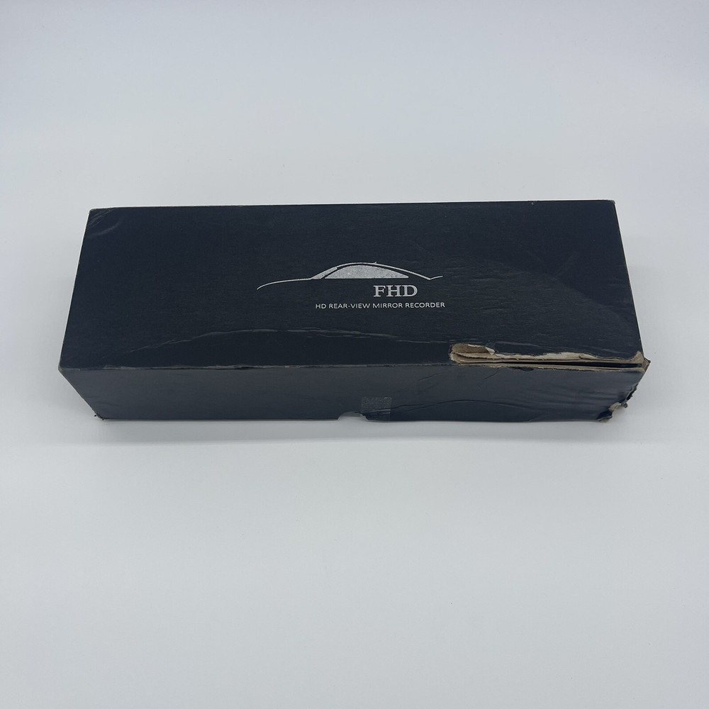 FHD HD Rear-View Mirror Video Recorder Dash & Backup Camera H20