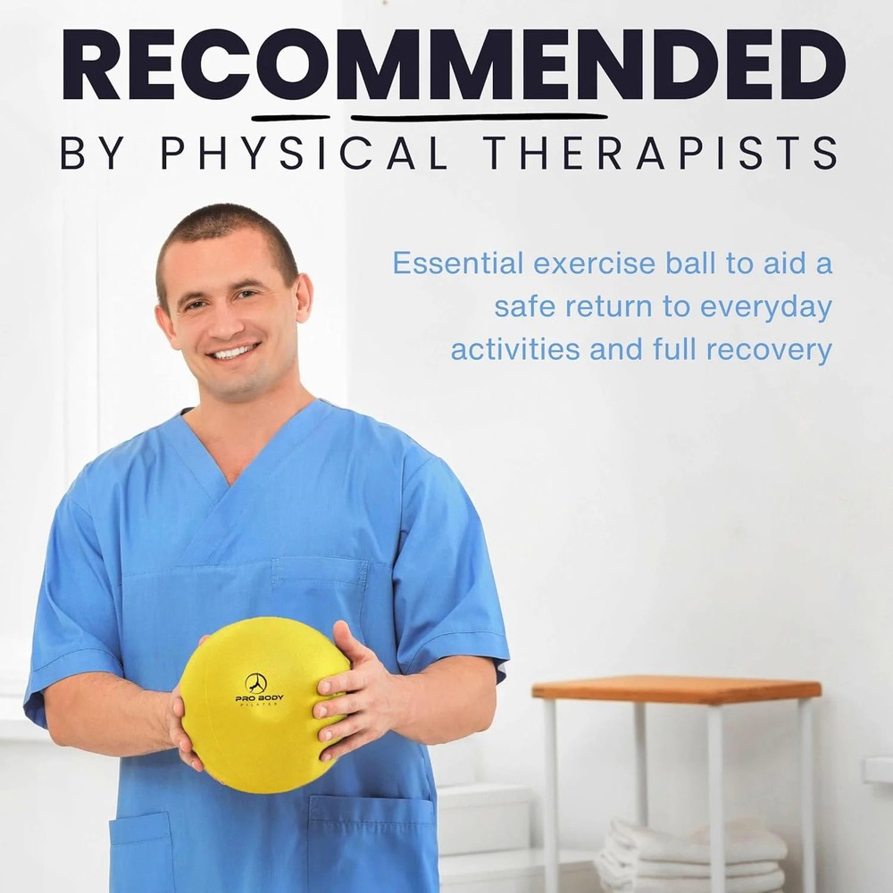 Pilates Exercise Balls Physical Therapy - 9 Inch Small Exercise Ball for