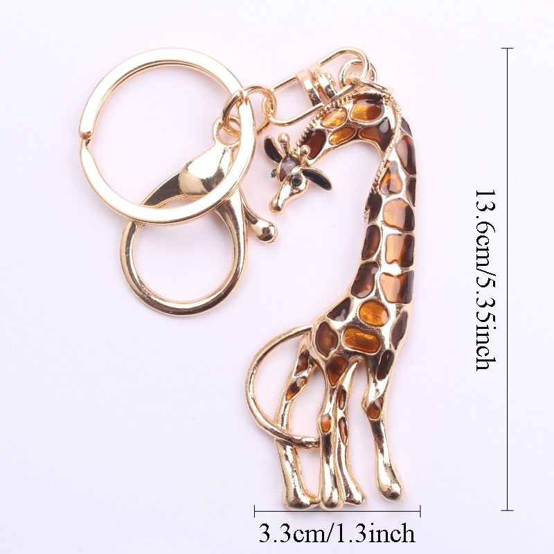 Giraffe Keychain: Charming Decor Accessory, Gentle Gift
