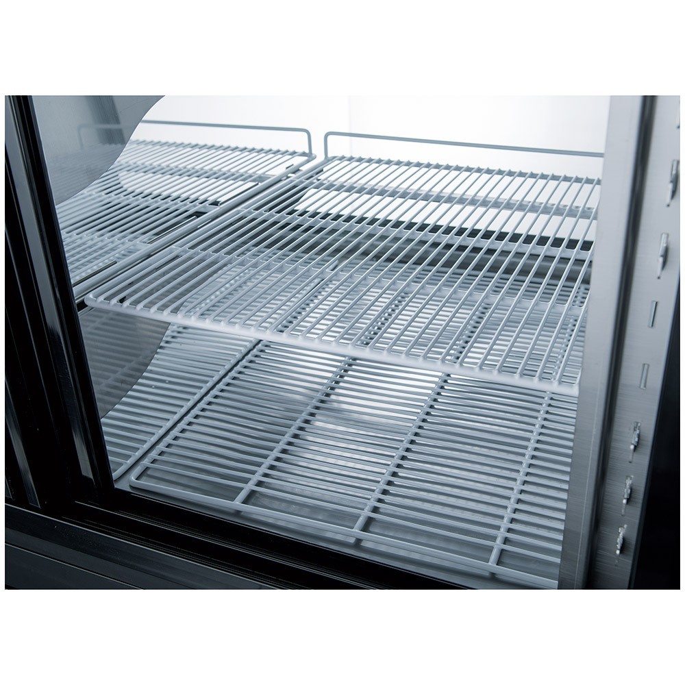Deli case 64" Gravity Coil. S/S, installed casters
