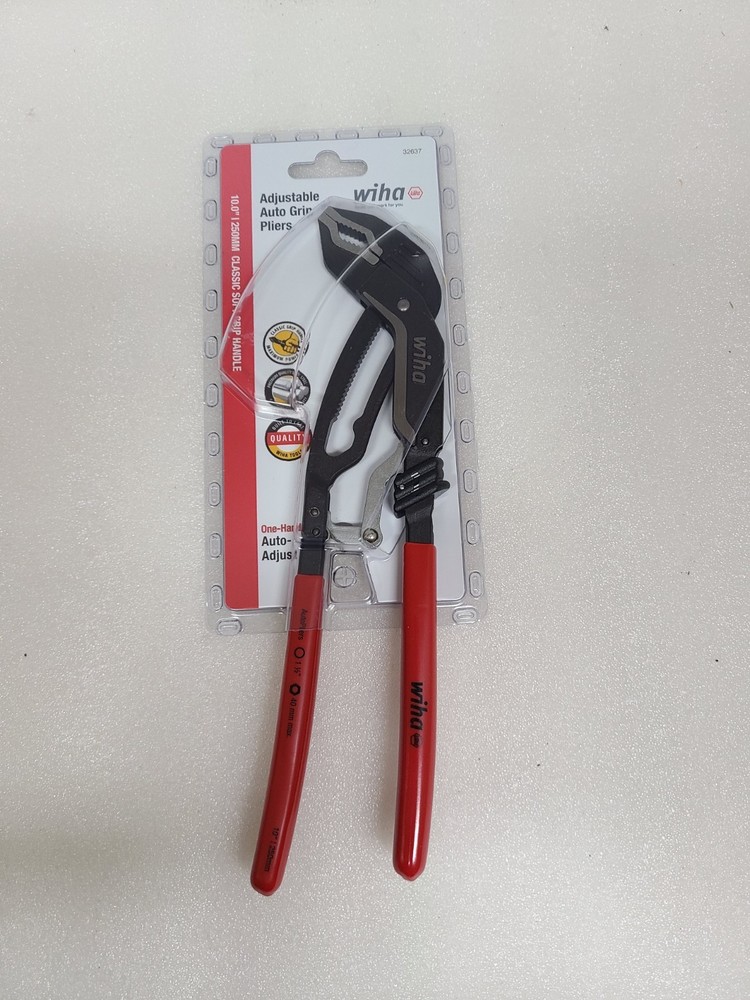 Wiha Ratcheting 10in Adjustable Auto Grip Pliers