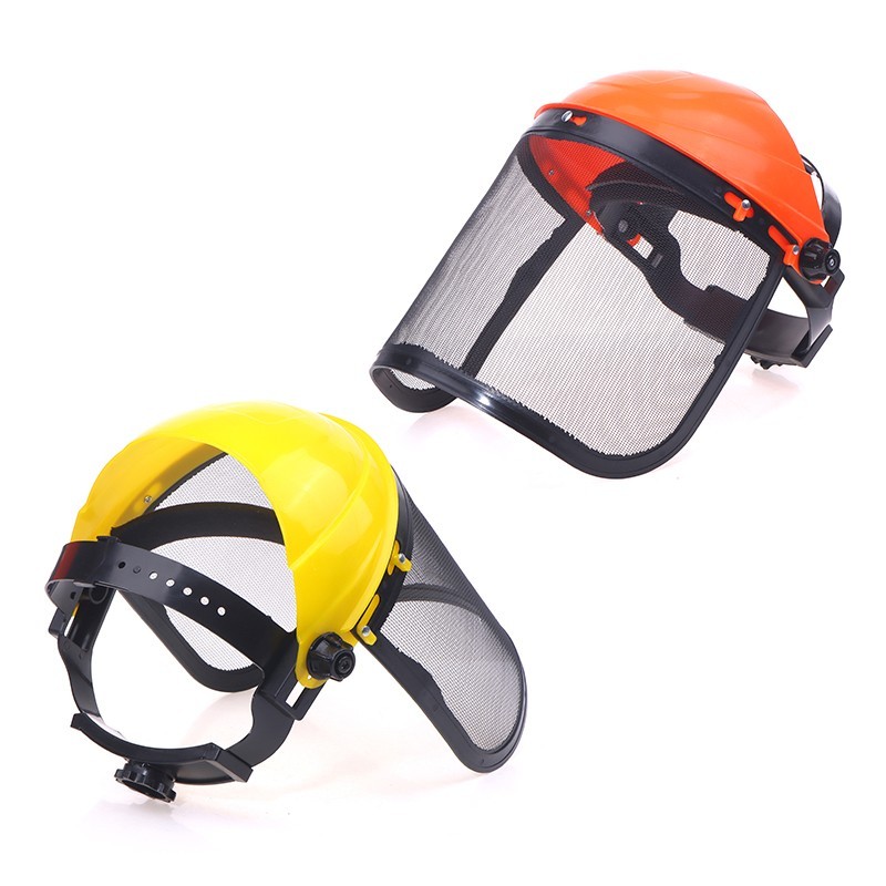 Adjustable Net Visor Protective Mask for Trimmer Lawnmower