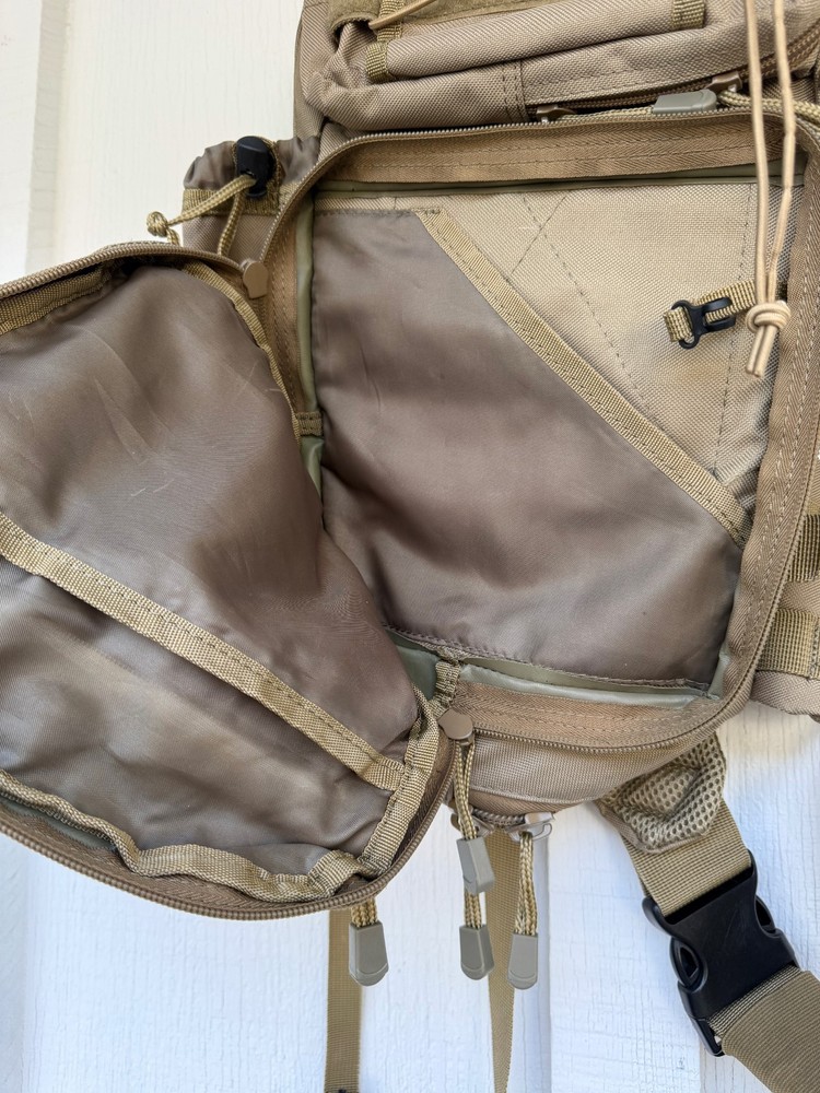 Smith And Wesson-Tactical Sling Pack, Backpack Bag, Tan Condor