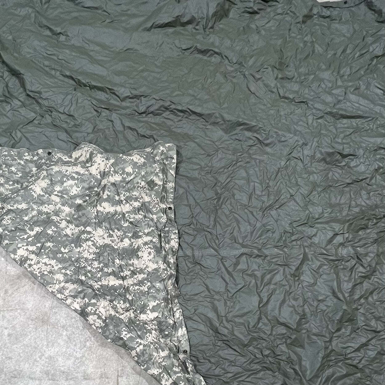 US Military GI Army Field Tarp Reversible