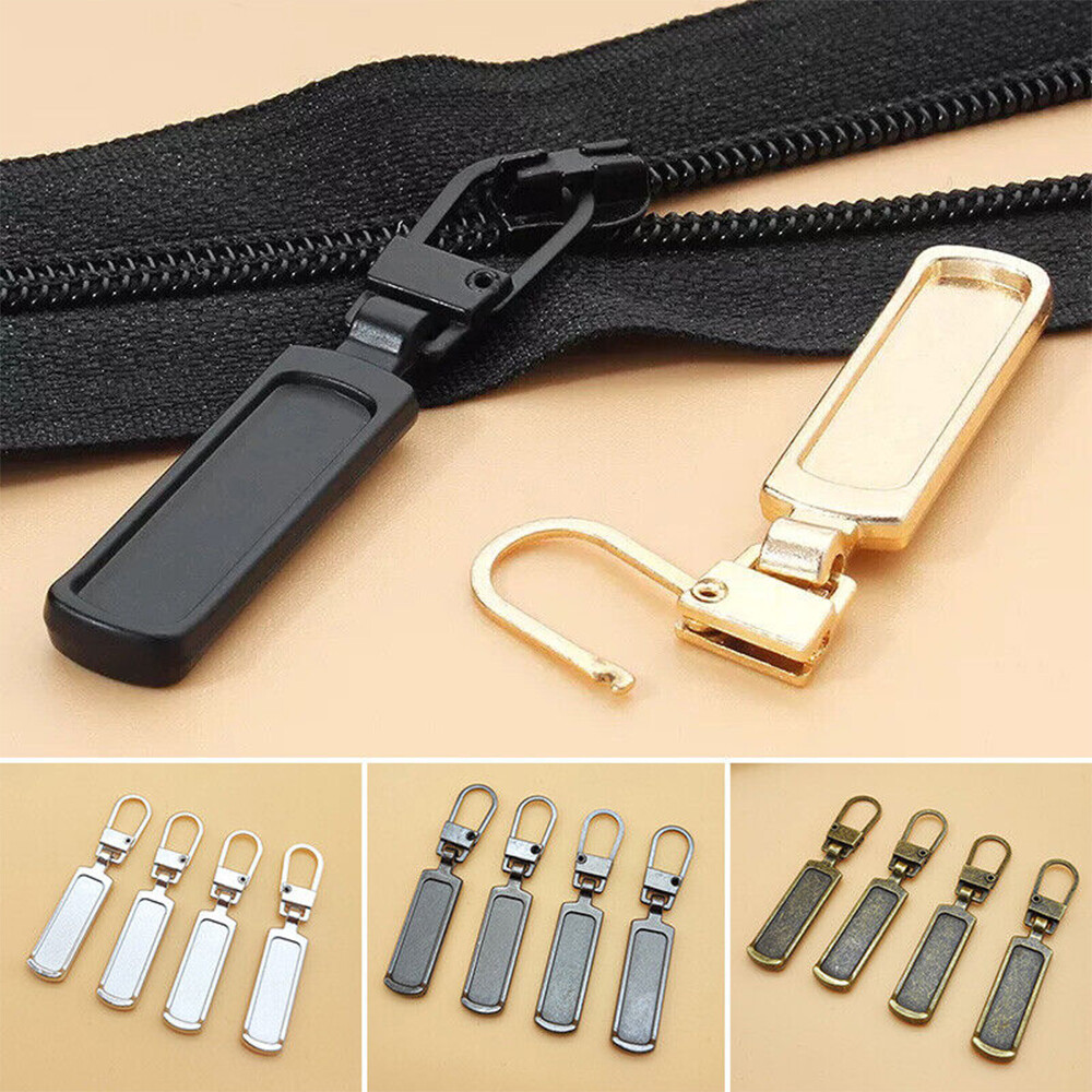5x Zipper Fixer Repair Pull Tab Kit Replacement Slider Fix Puller Sewing Tool