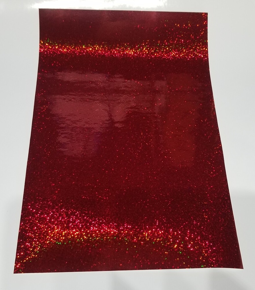Cherry Red Sequins Sign Vinyl 24" x 30ft