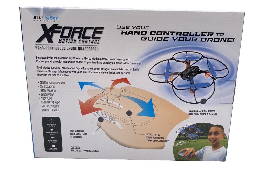 Skyline XForce Motion Control Hand-Controlled Drone Quadcopter
