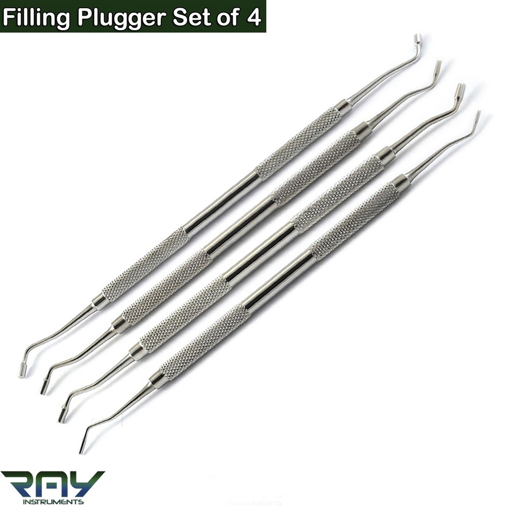 Dental Amalgam Plugger Restorative Condenser Composite Filling Instruments
