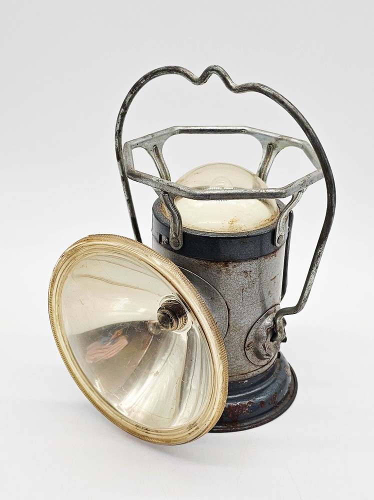 Delta Powerlite Lantern - Delta Electric Co RR Mining Double Globe Walking Light