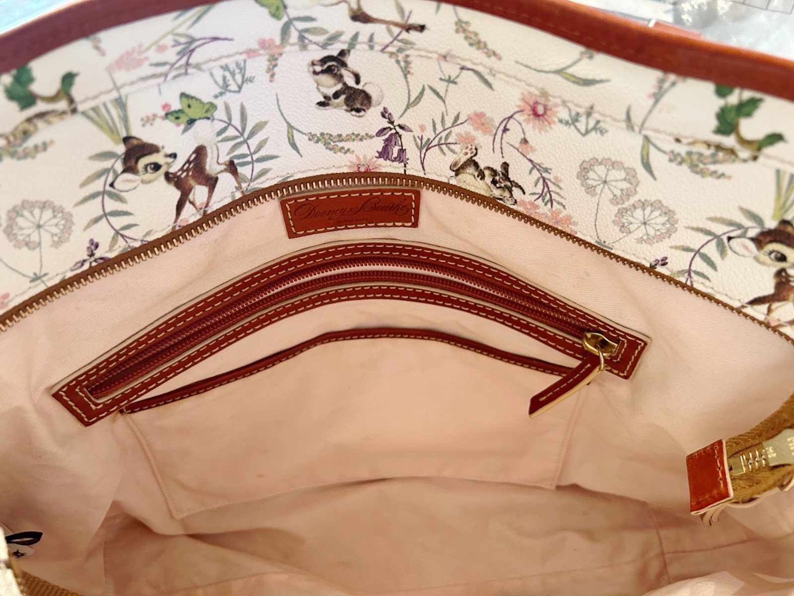 Disney Dooney and Bourke Beautiful Bambi 75th Anniversary Tote ~