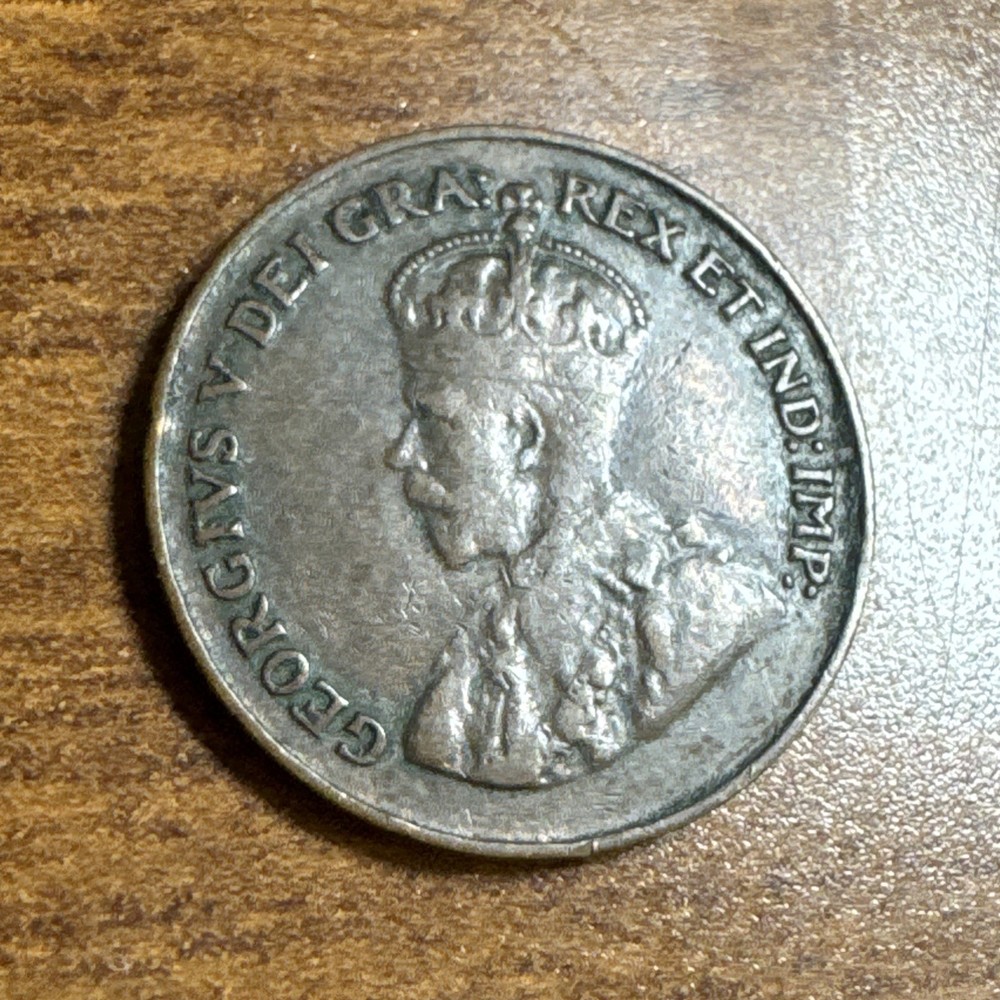 1923 Canada Small Cent George V XF Brown