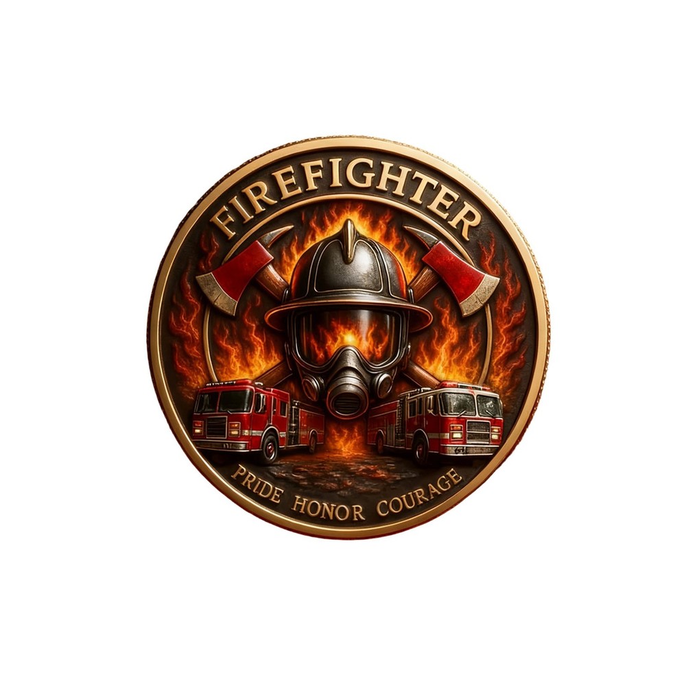 2D FIGEFIGHTER Commemorative Coin Fun Little Gift