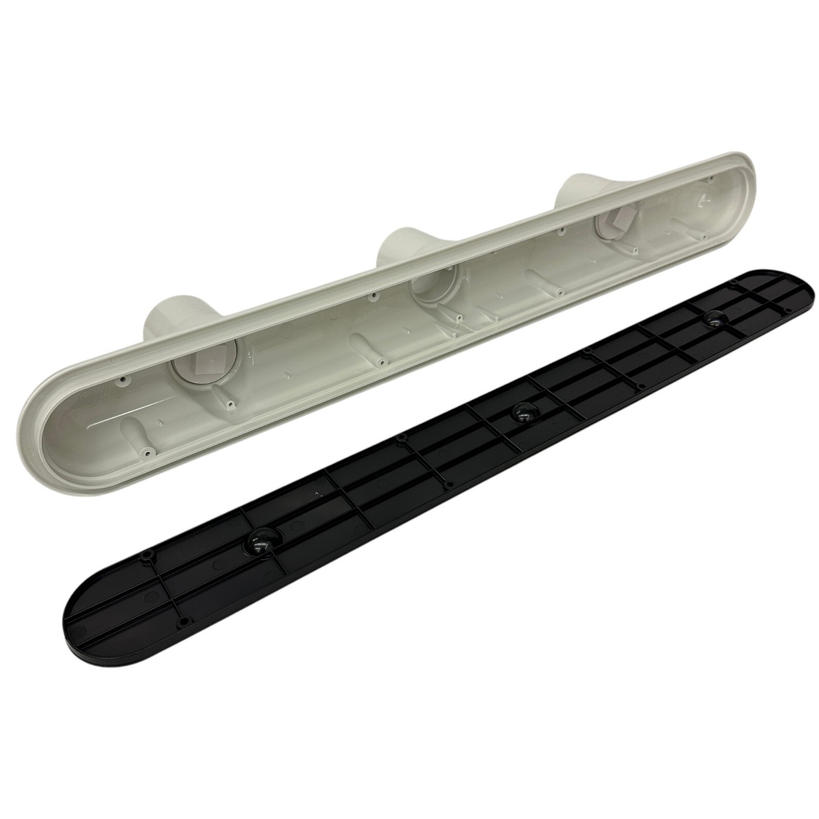 AquaStar 32CDP101 Paramount 3 Port Sump for BuzzTop Channel Drain PVC 32in