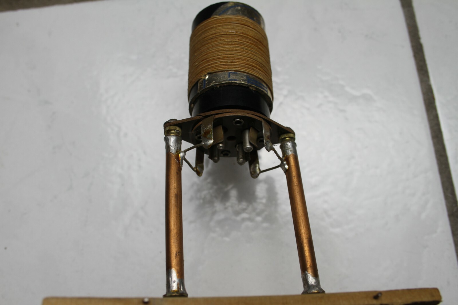 Homemade Absortion Wavemeter w/ Bakelite Dial and wooden box