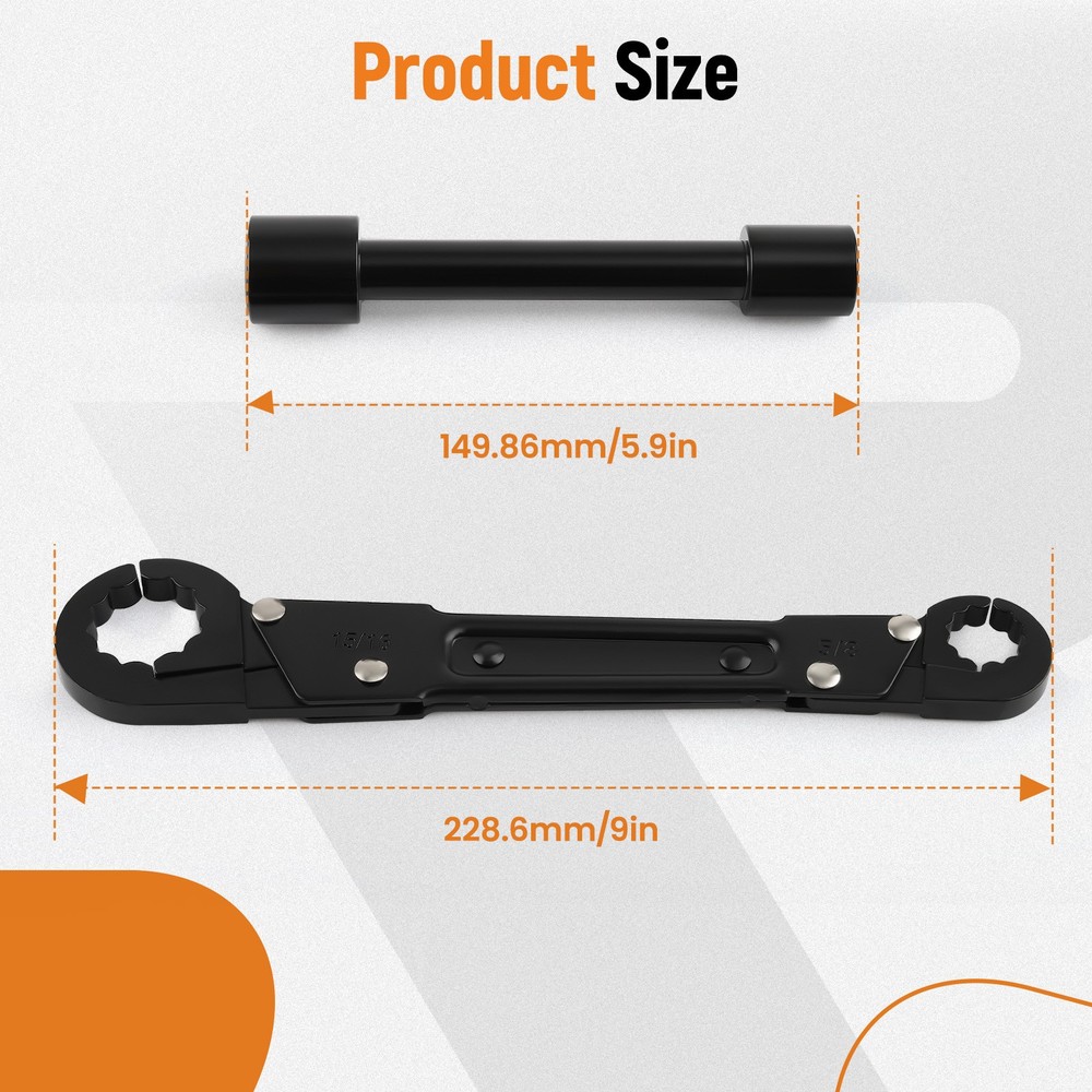 Plumbing Tools Angle Stop Angle-on Wrench Kit for Installing New Compression