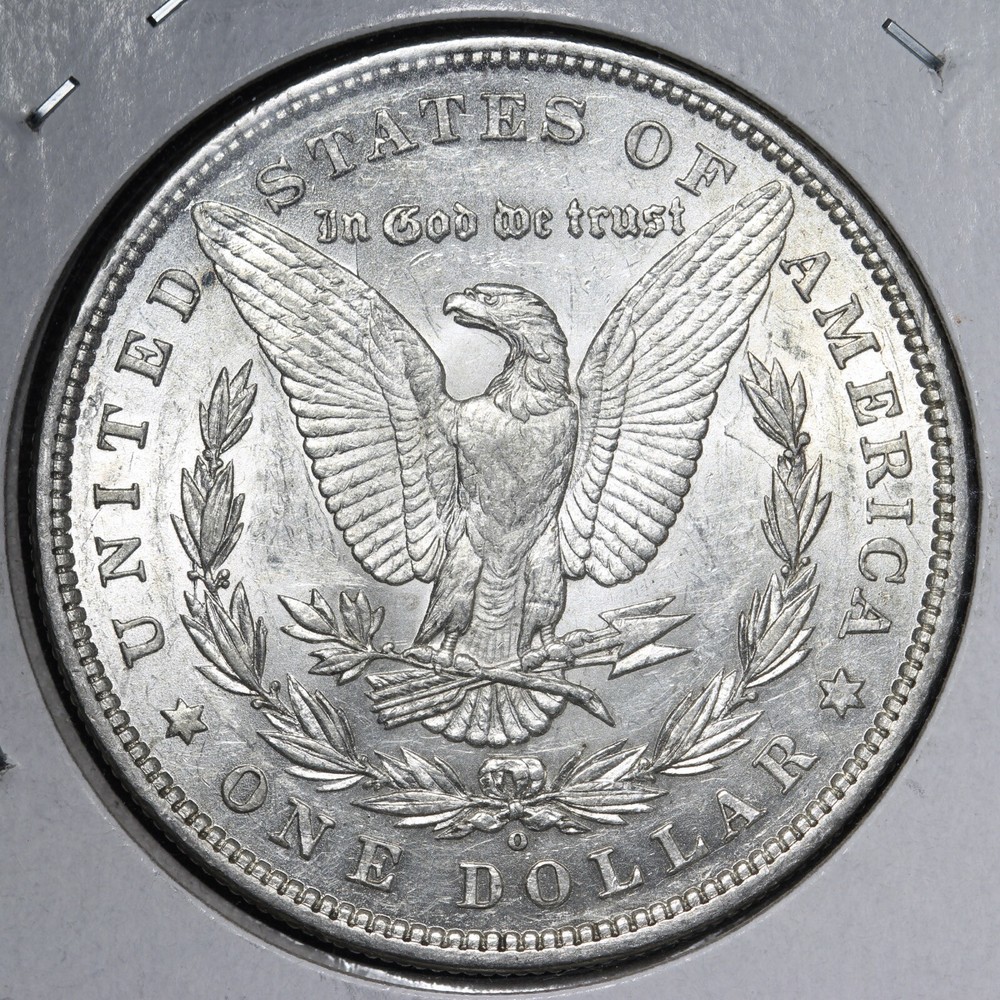 1880-O Morgan Silver Dollar AU++/UNC E390 T