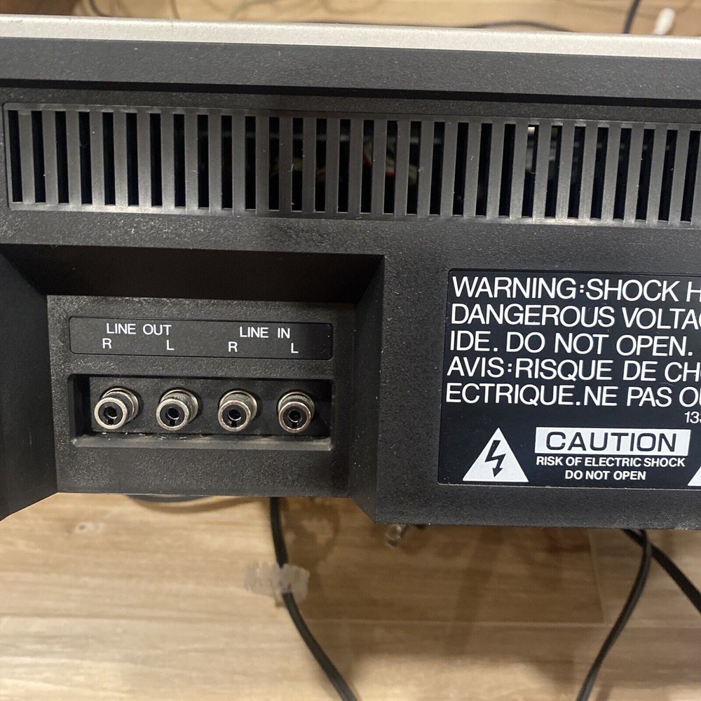Denon DR-M1 Cassette Deck Cam / Rotary Encoder Audio Amplifier Tested & Works