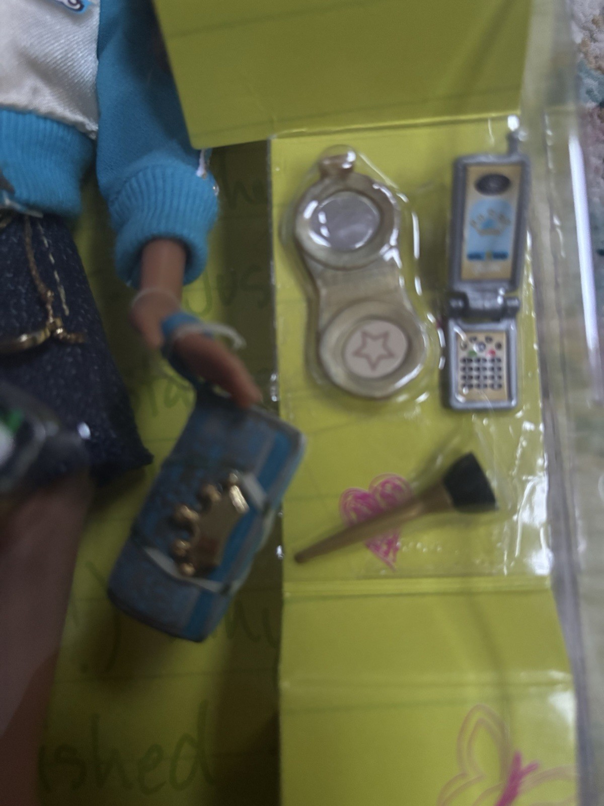 Collectable Tia From The Barbie Diaries 2005 Series Brown Hair Blue Outfit NIB