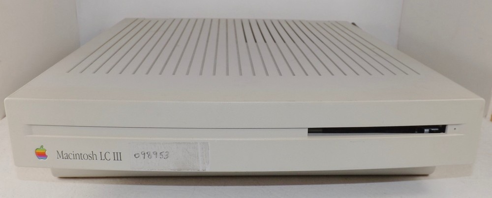 Vtg 1993 Apple Macintosh LC III Desktop Computer Tested & Working, Pizza Box Mac