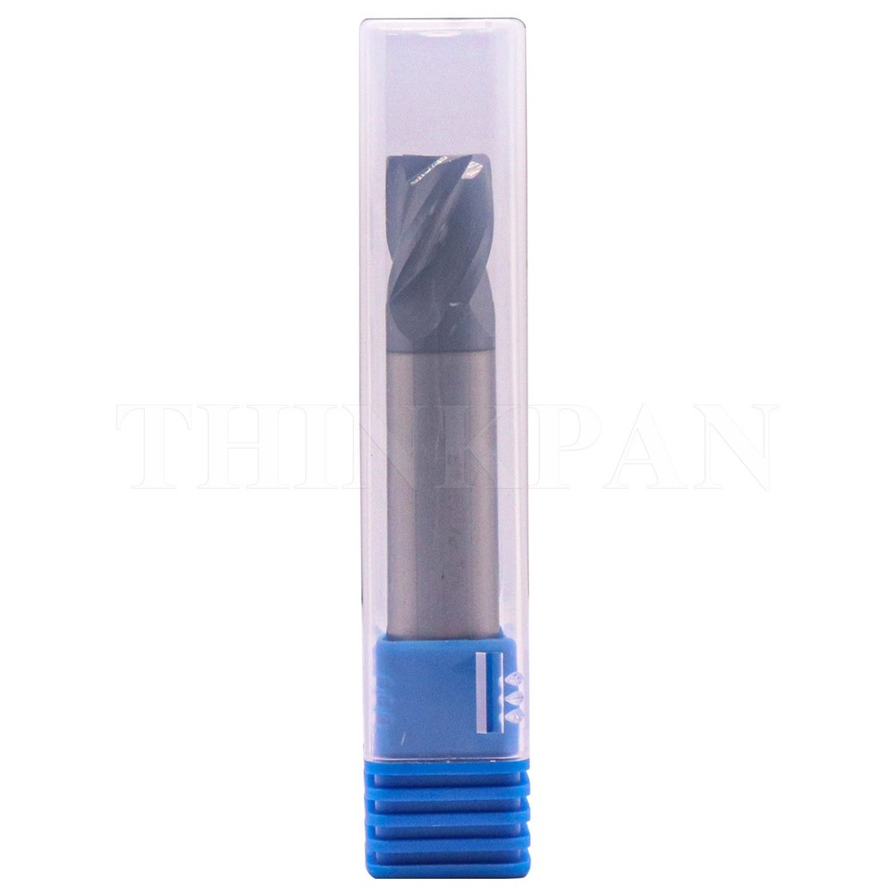 5Pcs 4 Flute Solid Carbide 1/2"x5/8"x3" End Mills - Double End - AlTiN Coated