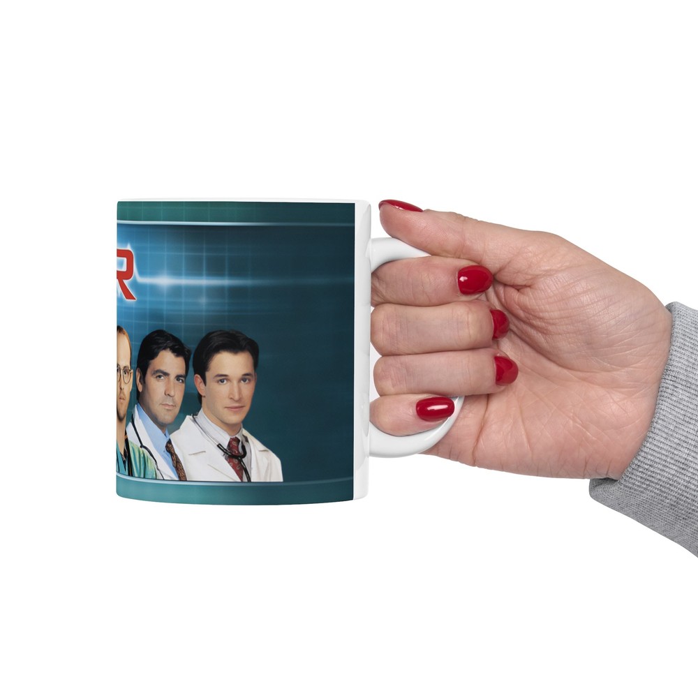 ER Ceramic Mug, 11oz, Classic TV, Unique Gift Idea, Coffee