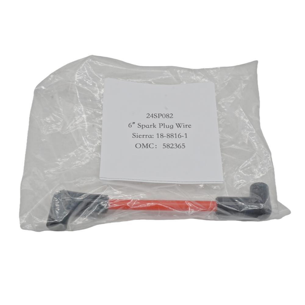 For Johnson/Evinrude replace 2PCS Spark Plug Wire Set 6" Marine 18-8816-1 582365