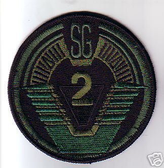STARGATE SG-2 OLIVE DRAB PATCH - SG2od