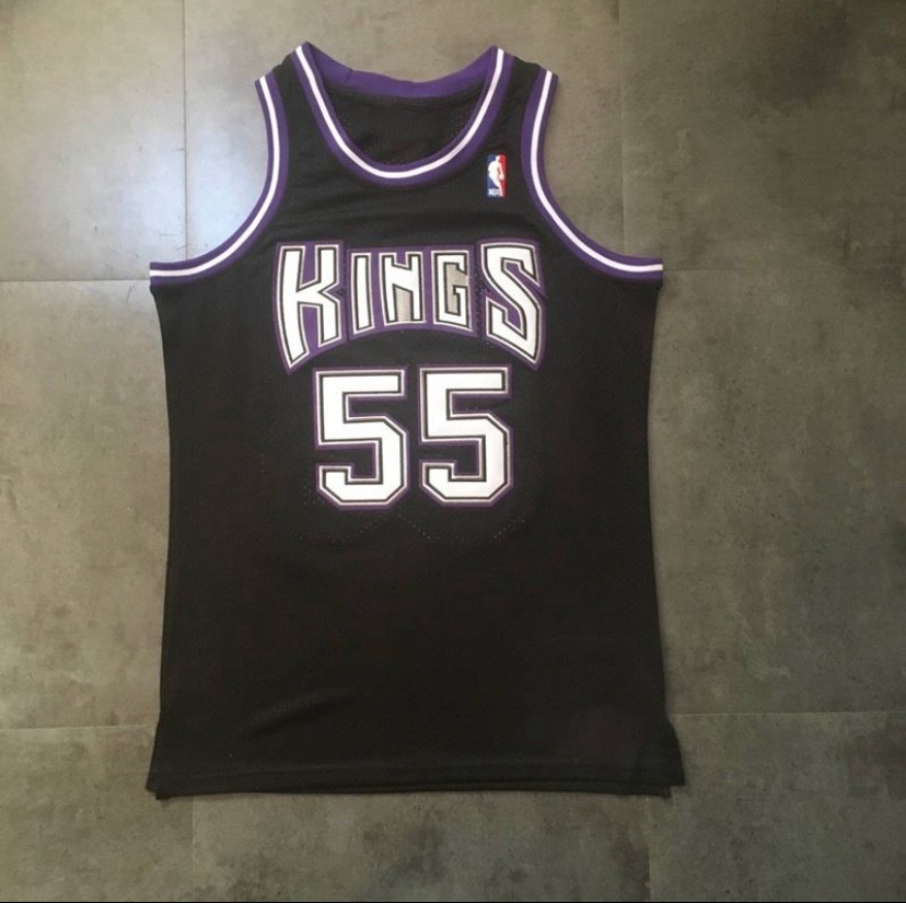 Sacramento Kings Jason Williams retro vintage black basketball jersey