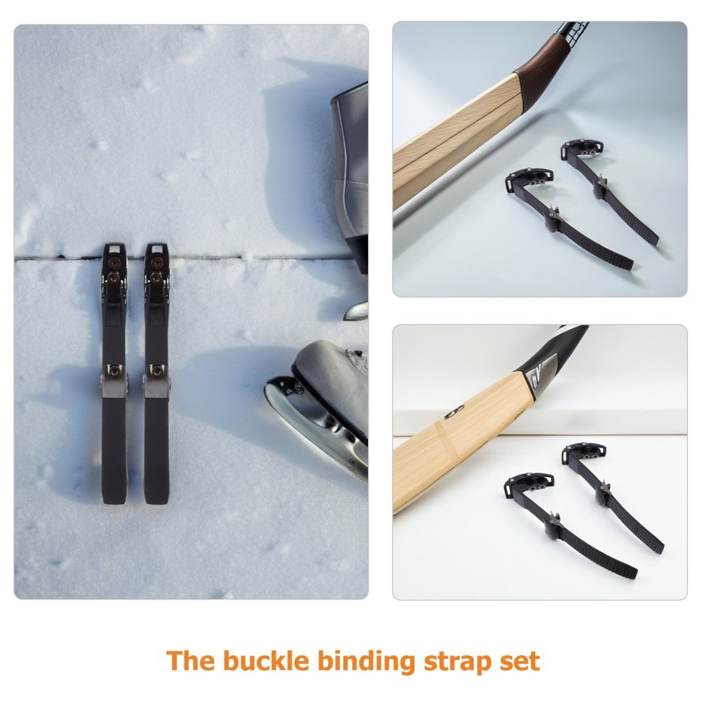 4 Pcs Roller Skates Buckle Straps Inline Part Nylon Snowboard Binding Accessory