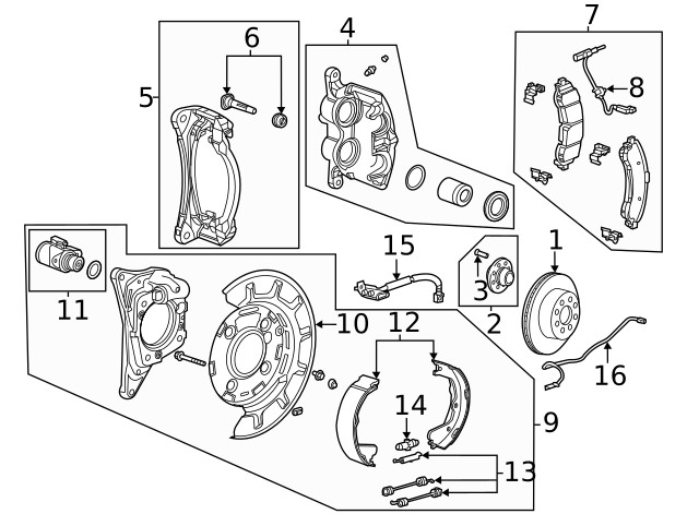 Genuine GM ABS Sensor 85016382
