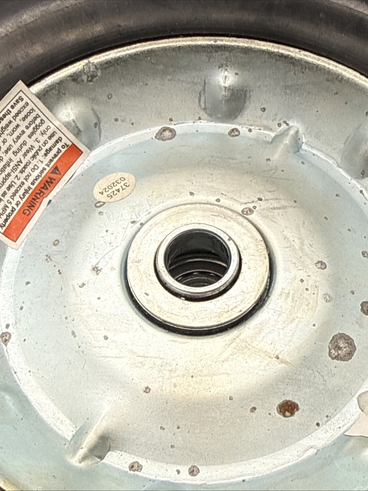 10” Solid Rubber Tire 220lb Load Capacity Item #35459 Haul Master