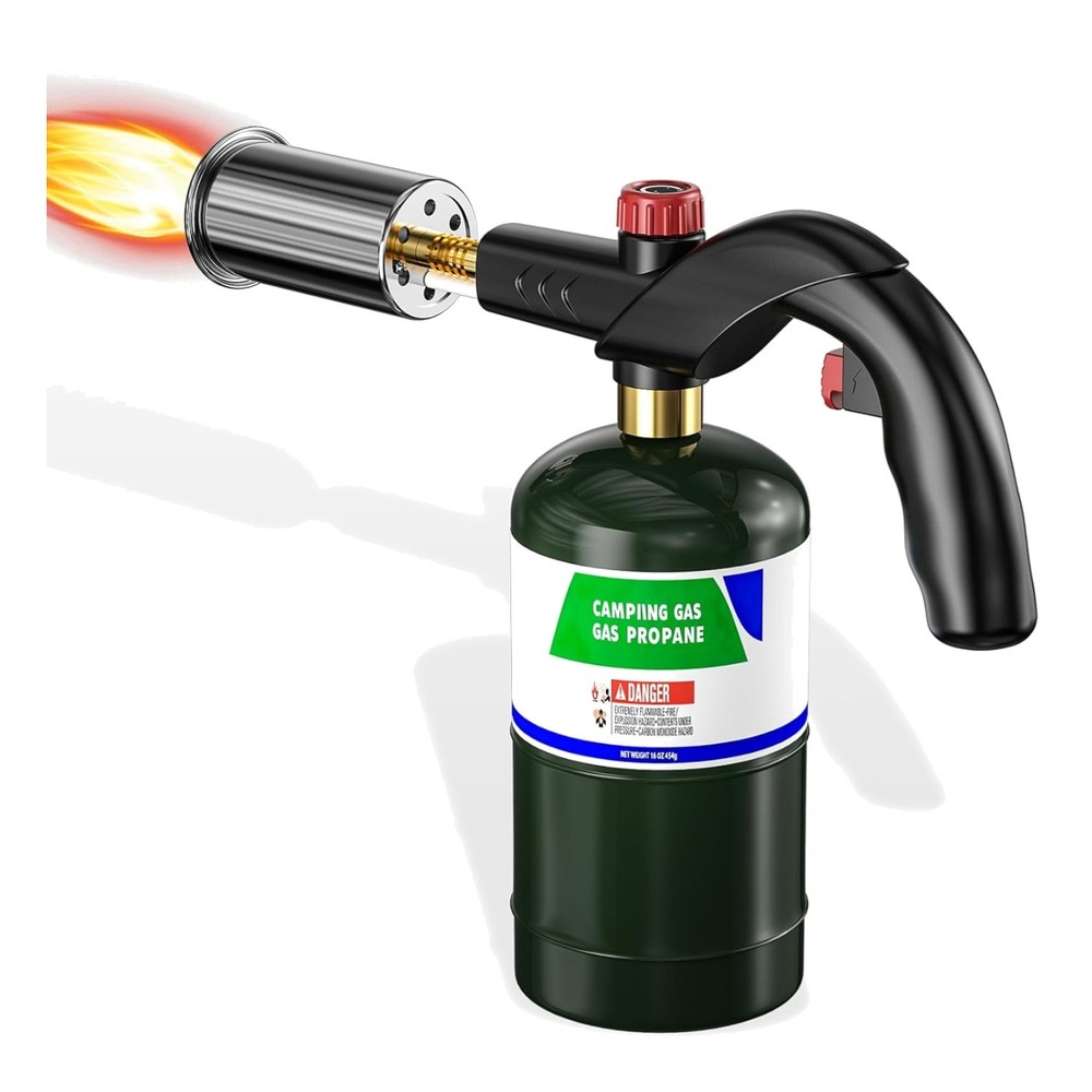Portable Propane Torch - Adjustable Flame for Camping, Grilling & Culinary Arts