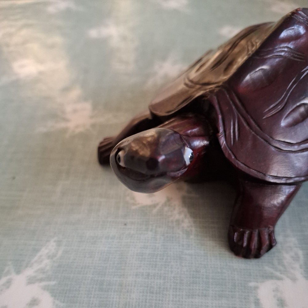 Vintage Handmade Wood Effect Terrapin